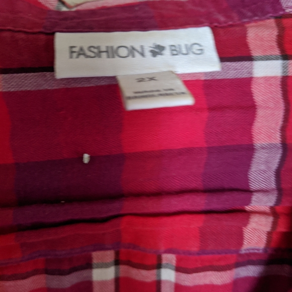 Fashion Bug Plaid Shirt - Picture 3 of 3